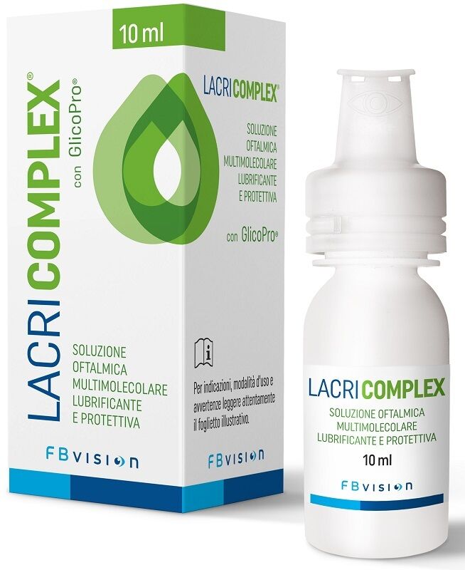 vision lacricomplex soluzione oftalmica multimolecolare lubrificante protettiva 10 ml