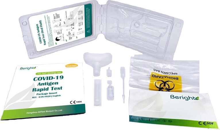 dispositivi anticovid alltest covid-19 antigen rapid selftest oral fluid cassette 1 pezzo