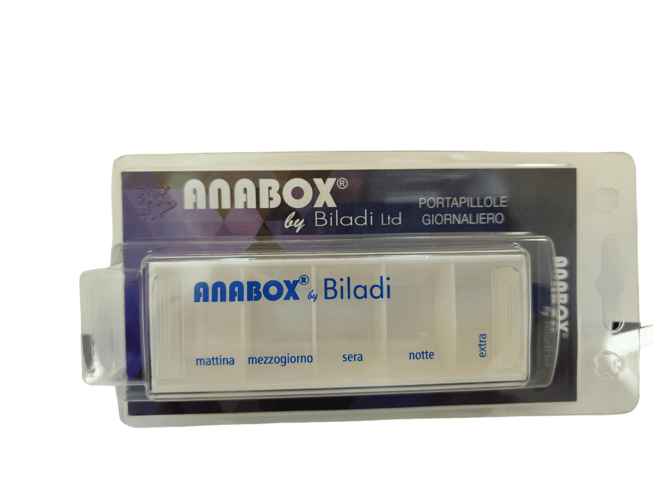 anmed gmbh anabox portapillole giornaliero blister bianco 1 pezzo
