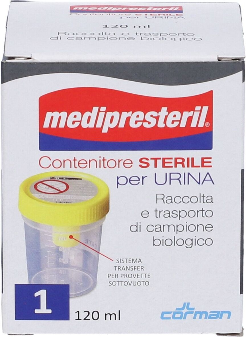 medi presteril medipresteril contenitore urina sterile con sistema transfert 120 ml