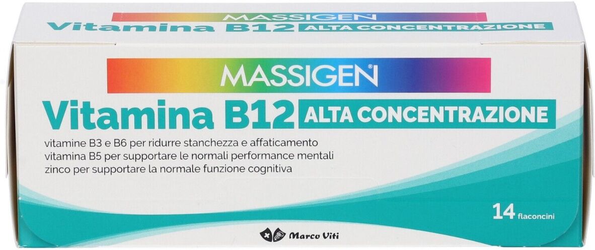 dailyvit massigen vitamina b12 alta concentrazione 14 flaconcini