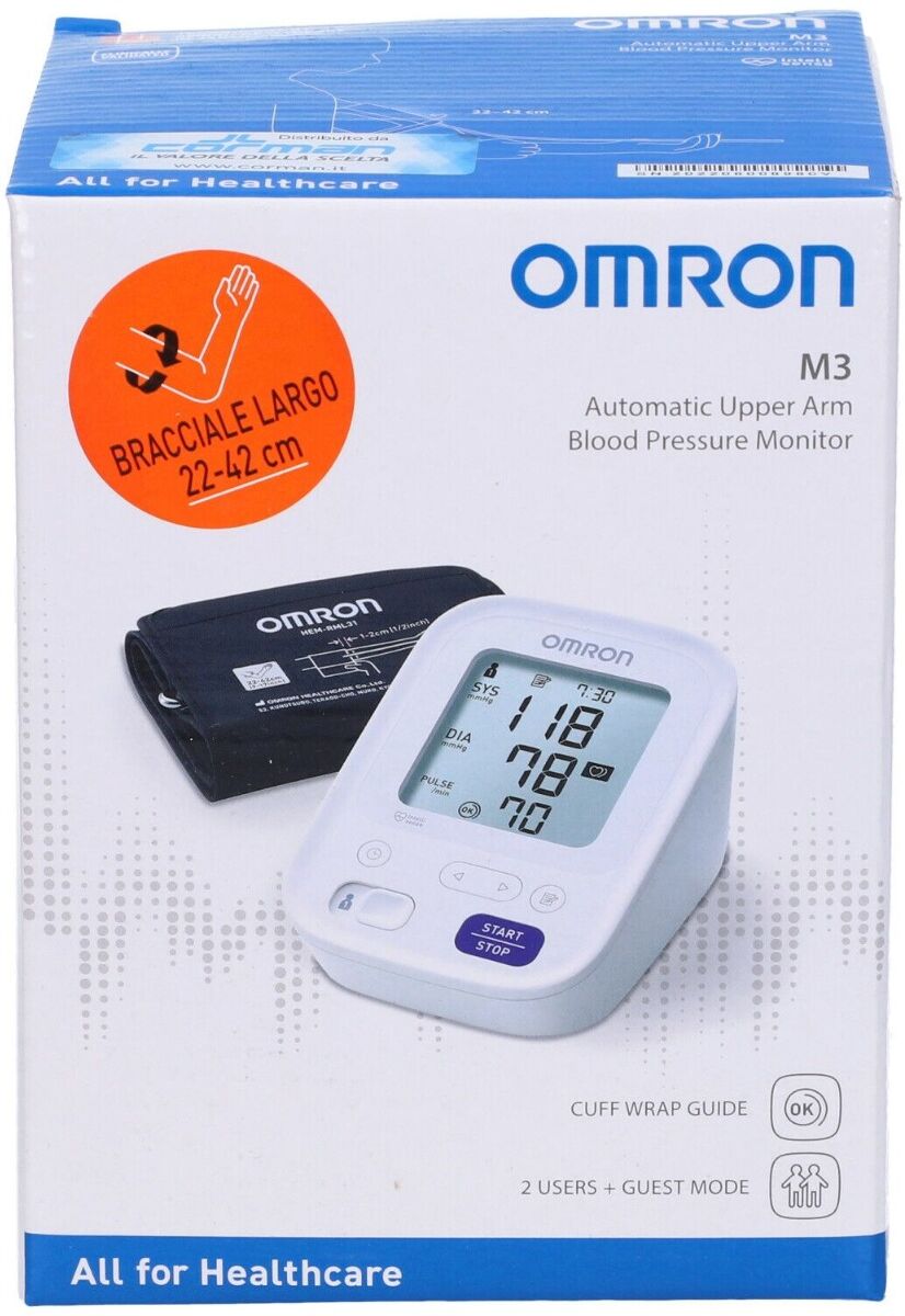 omron m3 ormon sfigmo braccio m3 misuratore di pressione e di frequenza delle pulsazioni