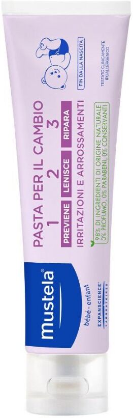 mustela bebe' mustela pasta cambio 123 contro arrossamenti e irritazioni da pannolino 150 ml