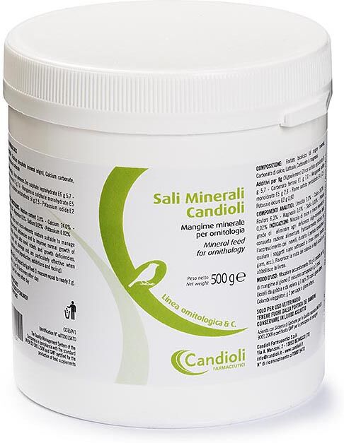 candioli ist.profil.e farm.spa candioli sali minerali ornitologici barattolo 500 g