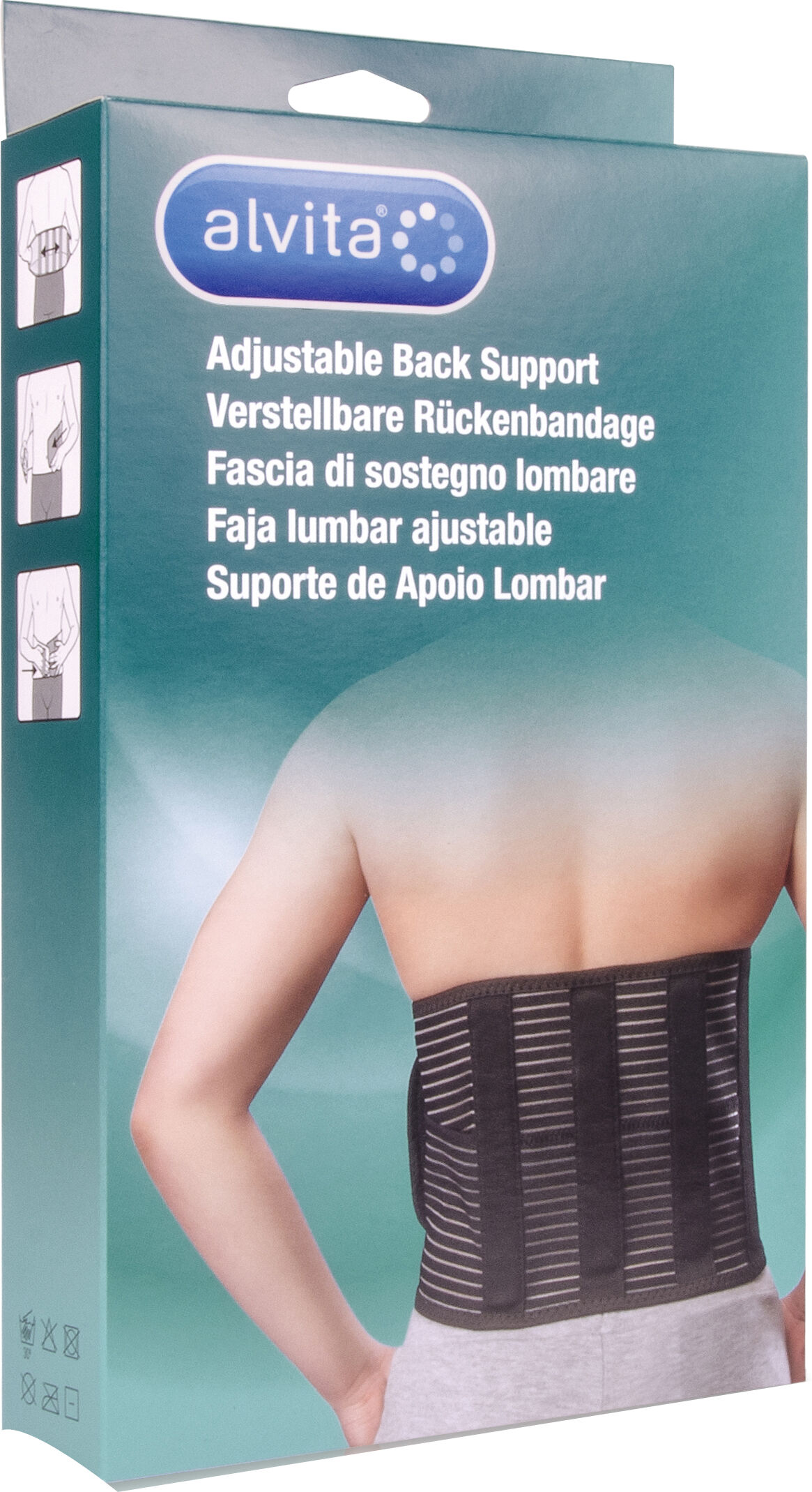 alliance healthcare it.dis.spa alvita fascia lombare misura 2 circonferenza 100-120 cm