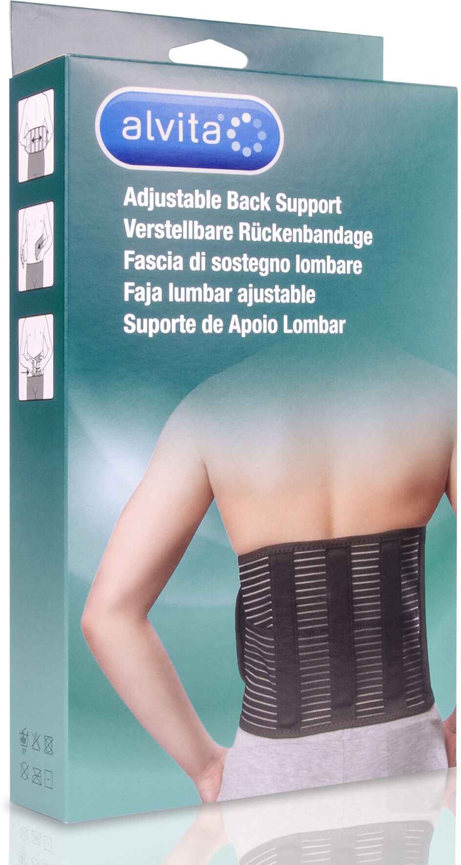 alliance healthcare it.dis.spa alvita fascia lombare misura 3 circonferenza 120-140 cm