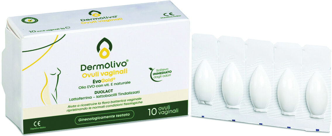 green life srl dermolivo ovuli vaginali 10 pezzi