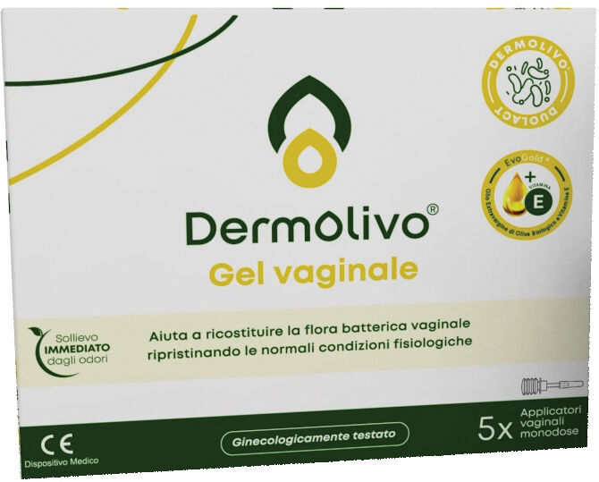 green life srl dermolivo gel vaginale 5 flaconi x 3 ml