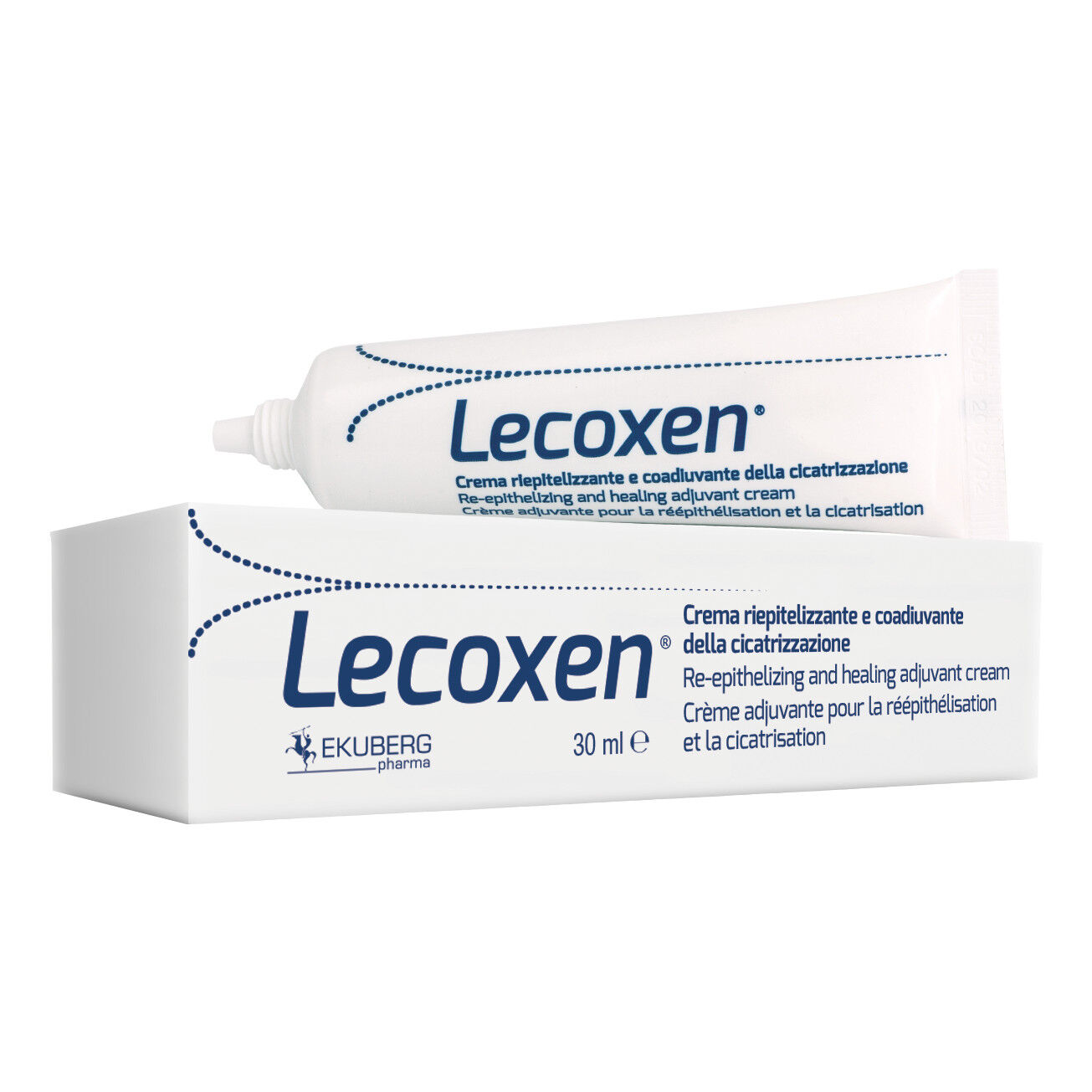 ekuberg pharma s.u.r.l. lecoxen crema riepitelizzante e coadiuvante della cicatrizzazione 30 ml