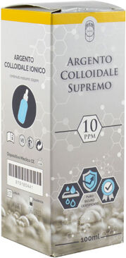 punto salute e benessere di s. argento colloidale supremo 10ppm certificato con contagocce 100 ml