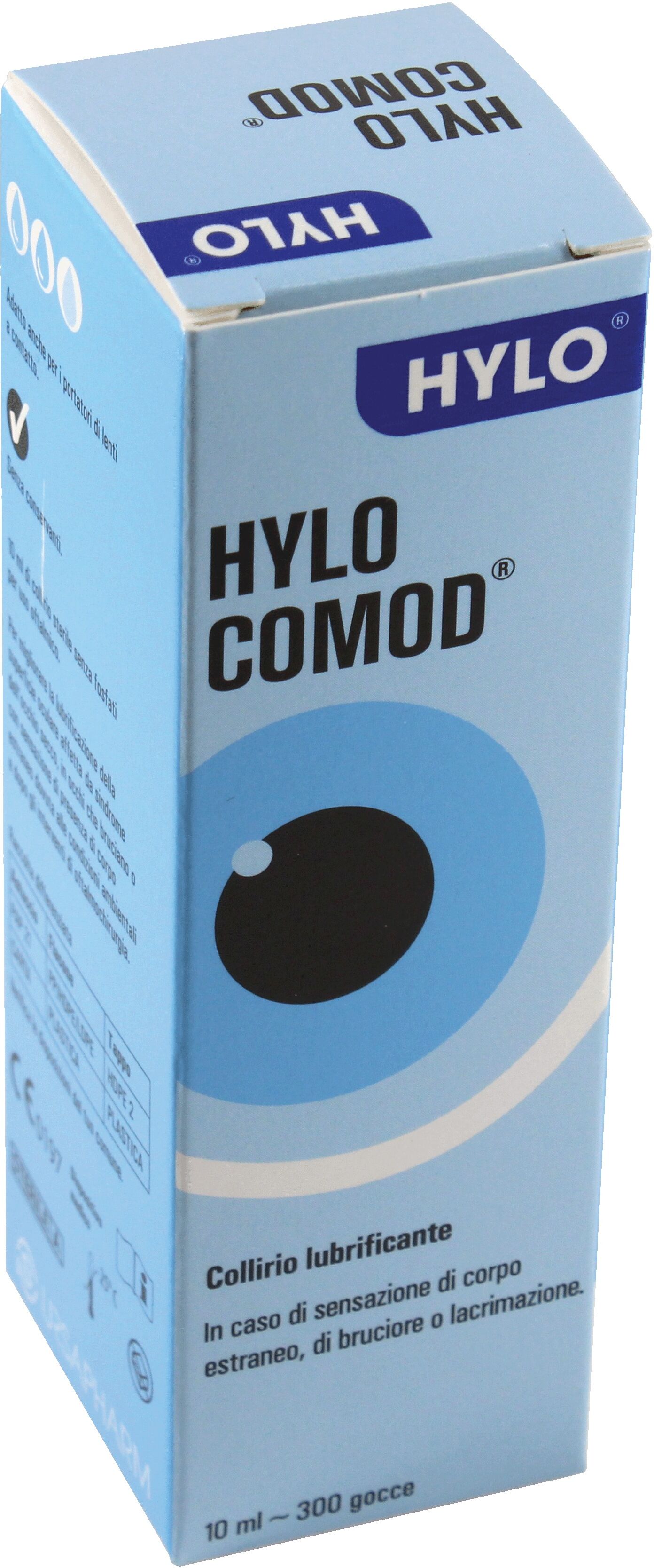 gmm farma srl hylo comod gocce oculari ialuronato di sodio 1% flaconcino 10 ml