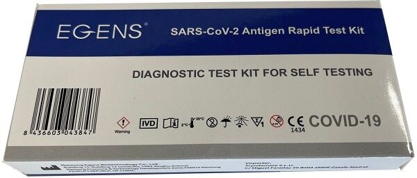 sirio farma srl test antigenico rapido covid-19 egens autodiagnostico determinazione qualitativa antigeni sars-cov-2 in tamponi nasali mediante immunocromatografia