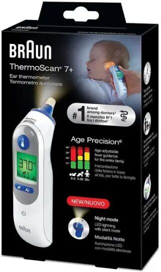 gr farma srl braun thermoscan termometro auricolare 7+