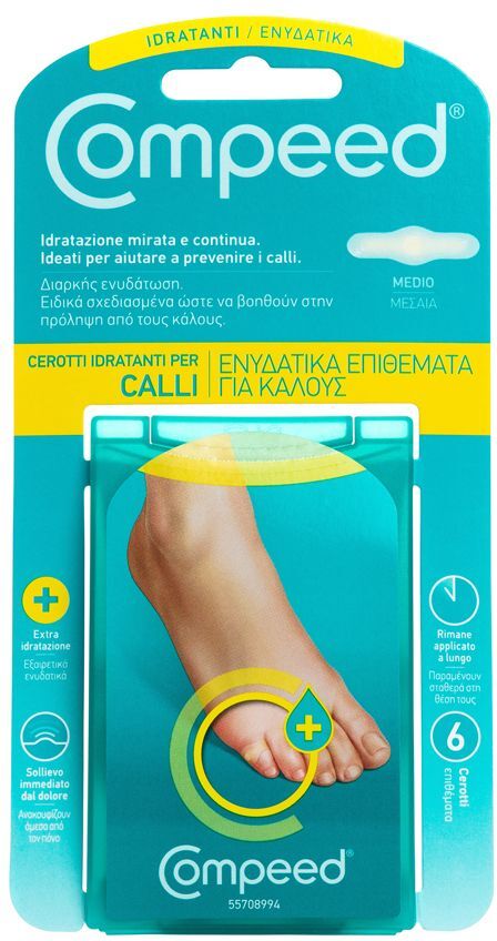 COMPEED Cerotti Per Calli Idratanti 6 Pezzi