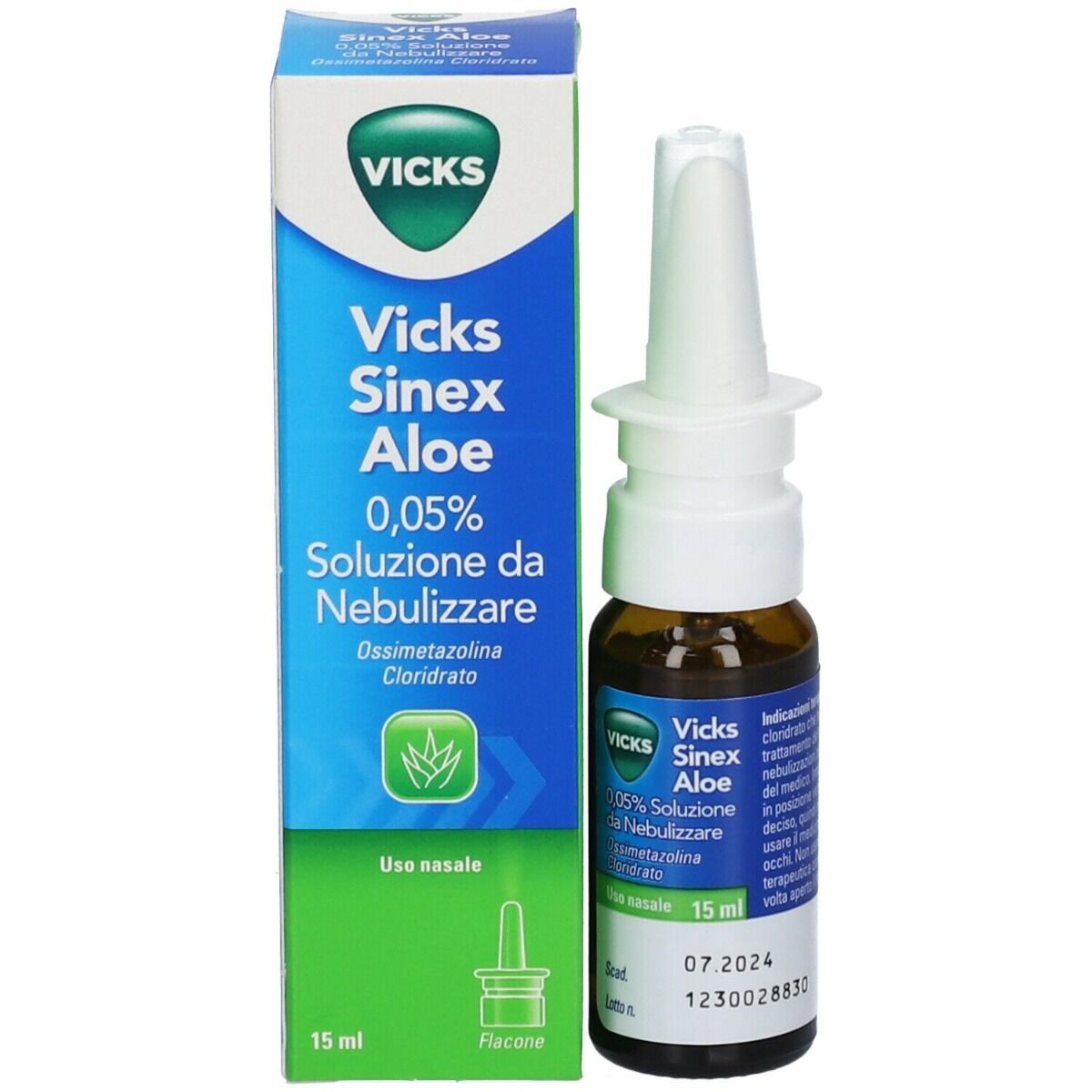 VICKS SINEX Aloe 0,05% Nebulizzatore 15 ml