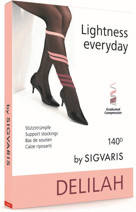 SIGVARIS delilah 140 denari flat collant nero 2