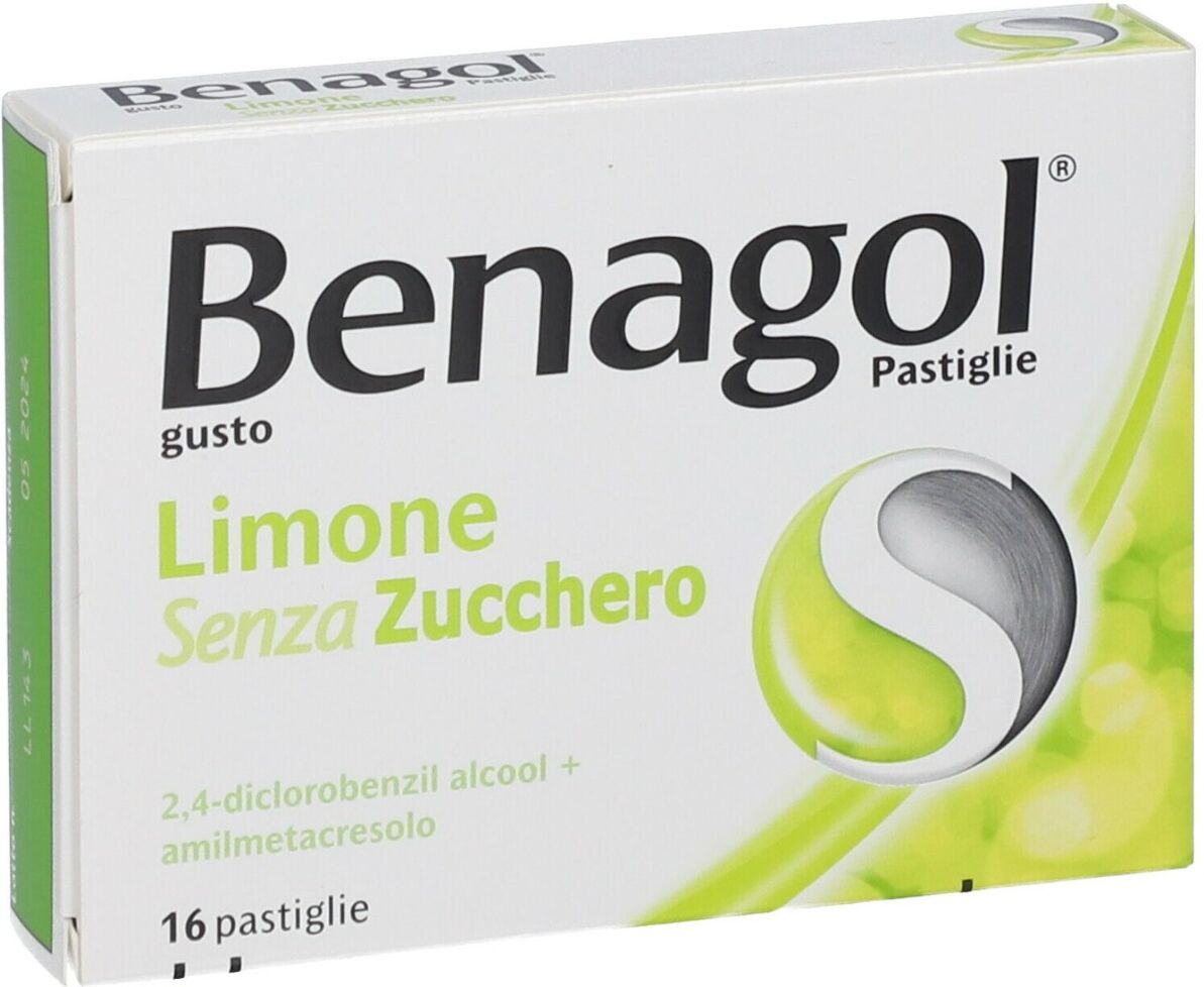 Gola Benagol Pastiglie Limone Senza Zucchero Antisettico Cavo Orale 16 Pastiglie