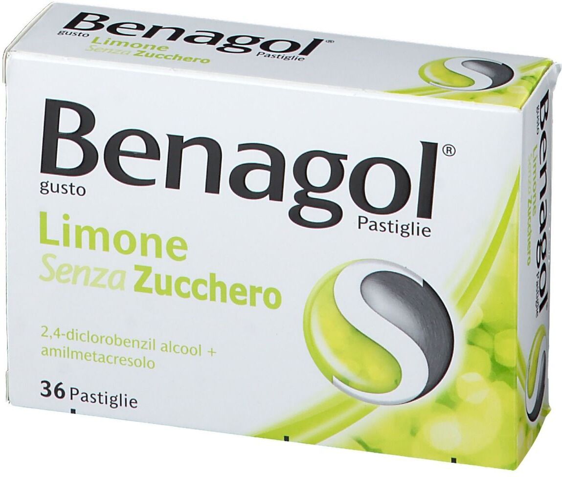 Gola Benagol Pastiglie Limone Senza Zucchero Antisettico Cavo Orale 36 Pastiglie