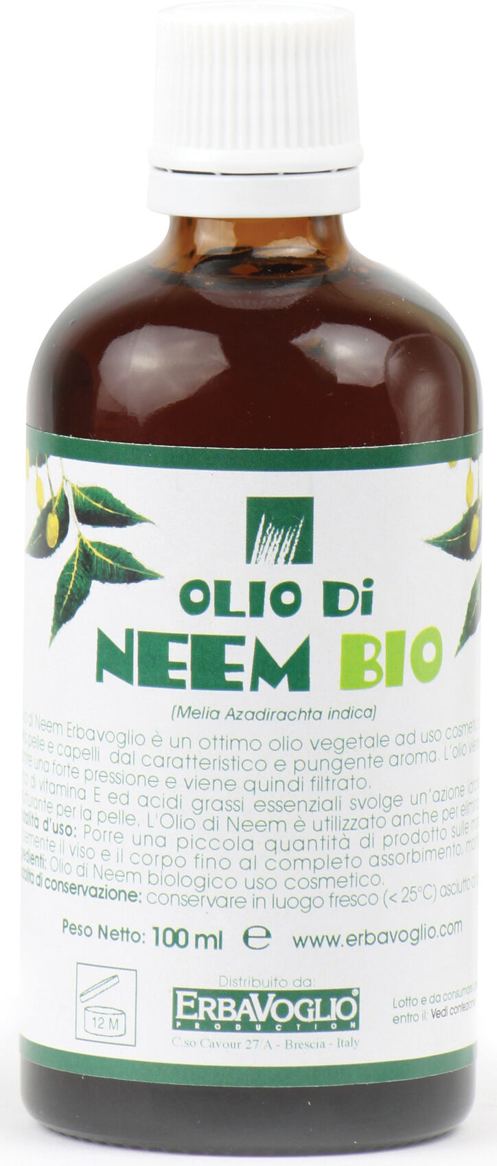 erbavoglio Olio di neem bio 100 ml