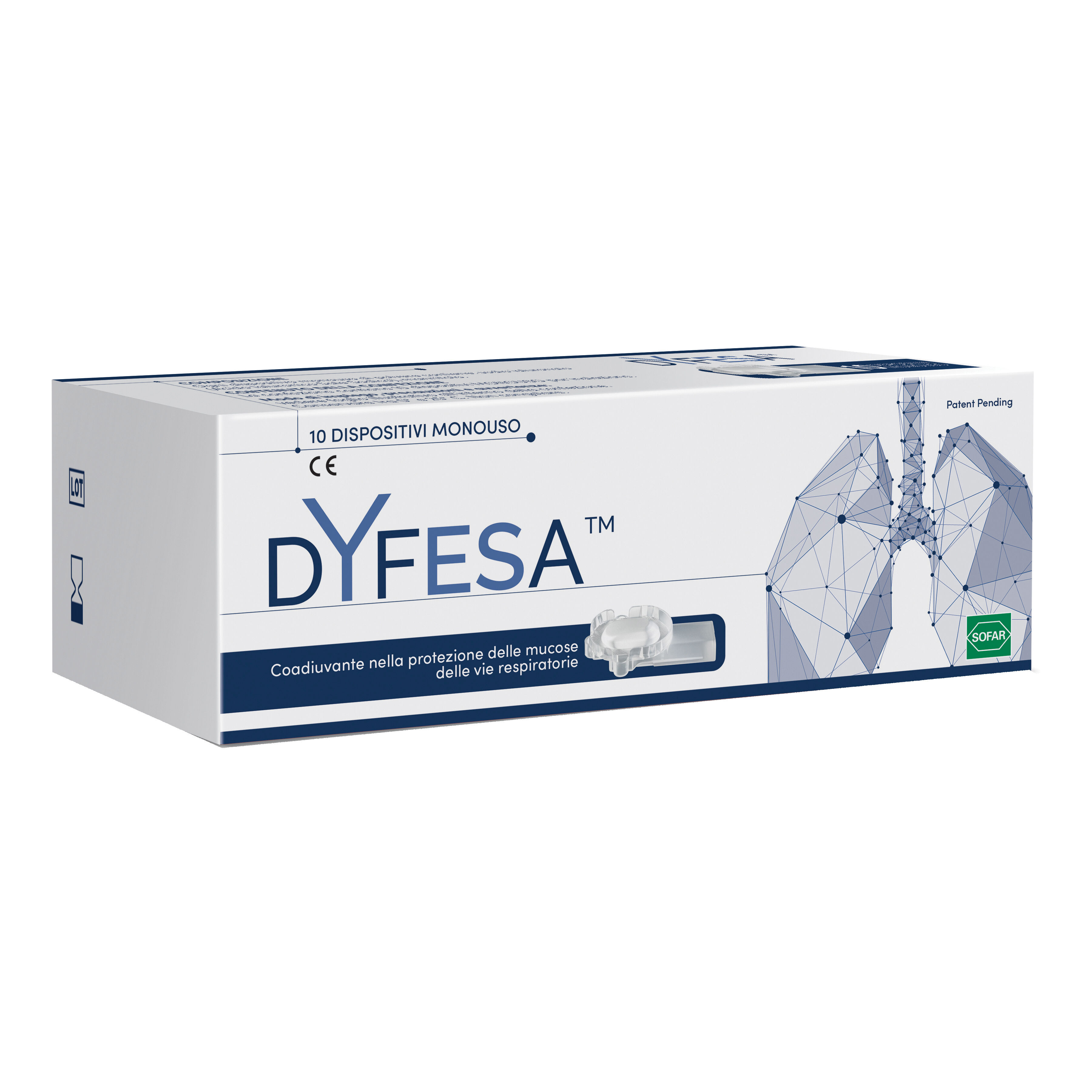 Sofar Dyfesa 10 dispositivi monouso per inalazione