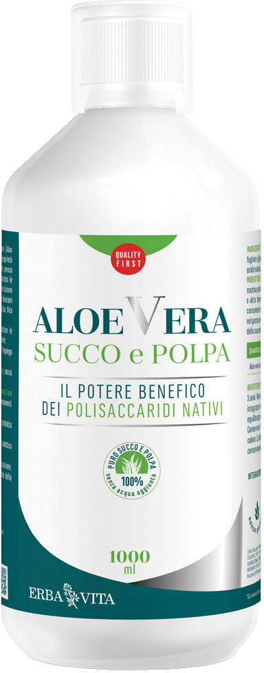 Erba Vita Aloe vera succo e polpa 1000 ml