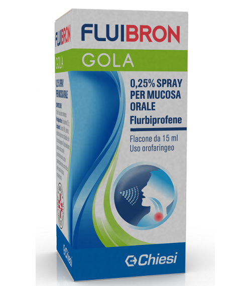 Gola 0,25% Spray Per Mucosa Orale Flurbiprofene 15 ml