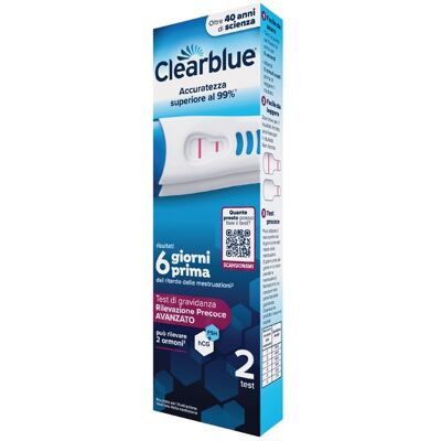 procter & gamble srl Clearblue test gravidanza rilevazione precoce avanzato 2 pezzi procter & gamble srl Clearblue test gravidanza rilevazione precoce avanzato 2 pezzi