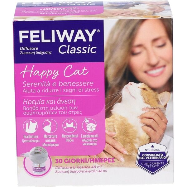 feliway classic diffusore con ricarica gatti 48 ml