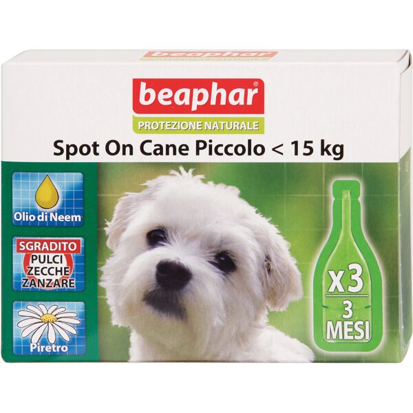 beaphar protezione nat spot on cane tp 3 pipette da 1 ml