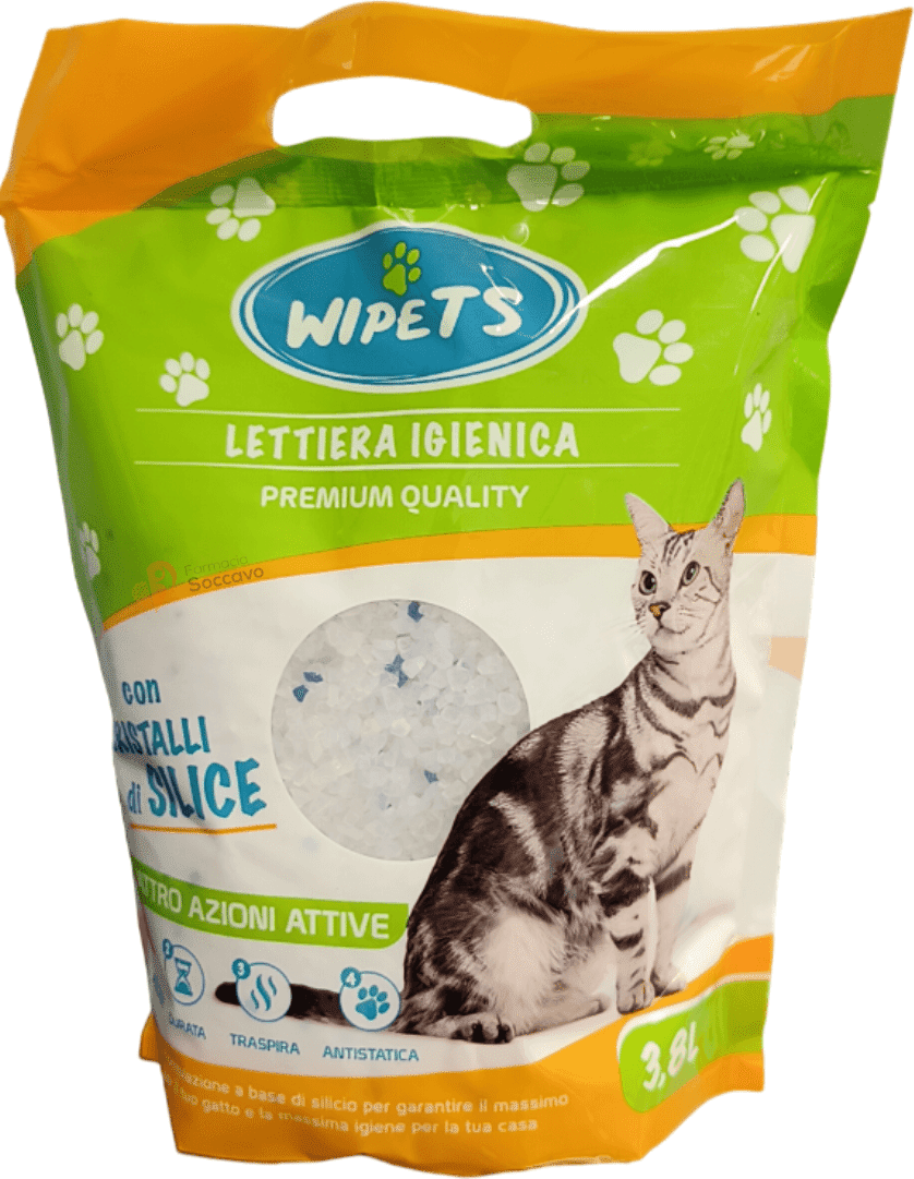 idrofil lettiera per gatti con cristalli di silice 3.8 lt