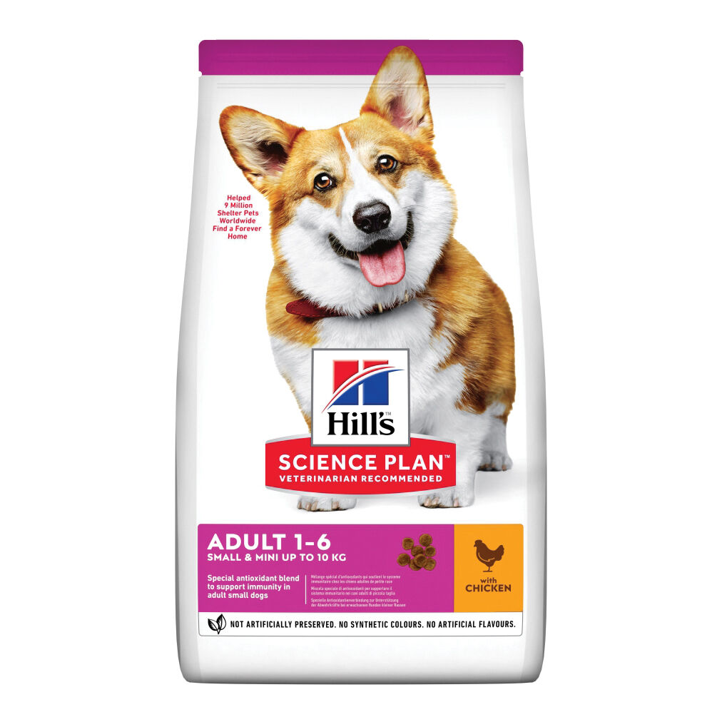 hill's pet nutrition srl science plan canine adult small&mini chicken 1,5 kg