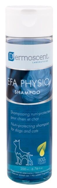 ldca sas dermoscent efa physio shampoo for dogs and cats 200 ml