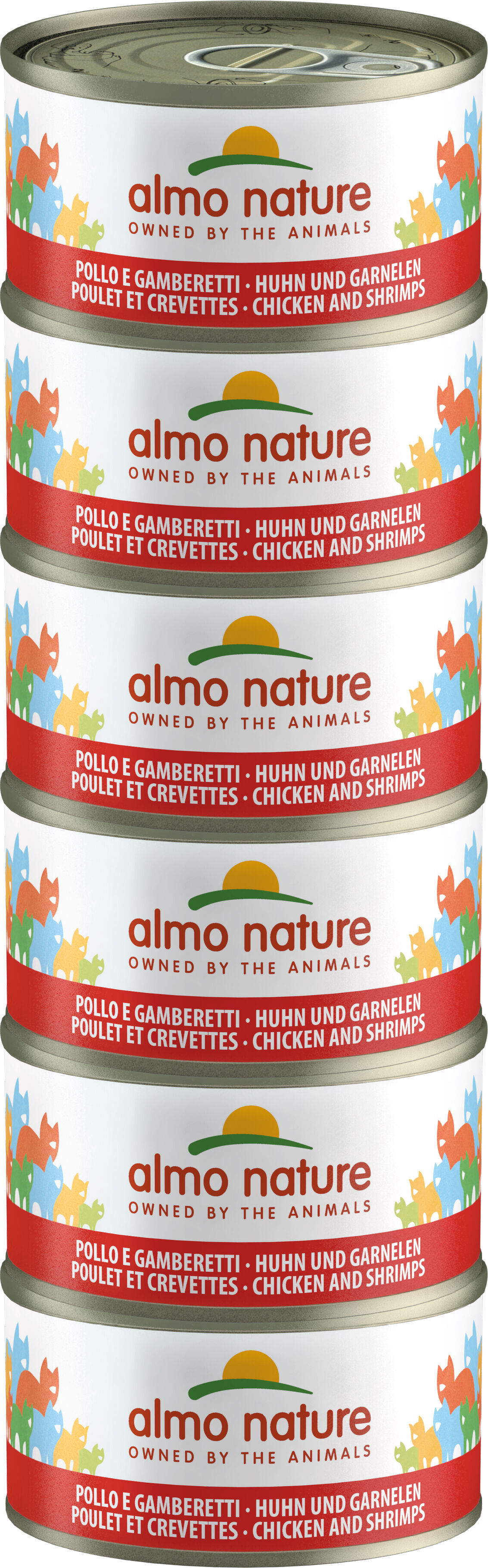 ALMO NATURE cat pollo gamberi 70 g