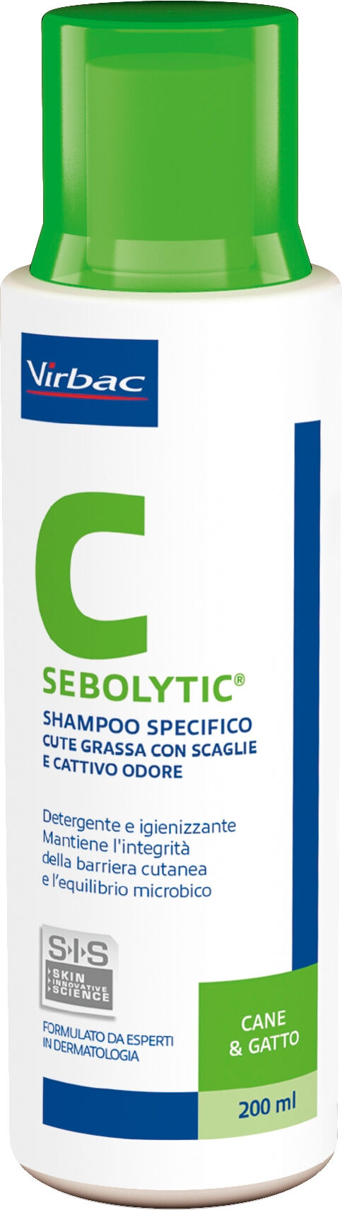 VIRBAC Sebolytic shampoo dermatologico 200 ml