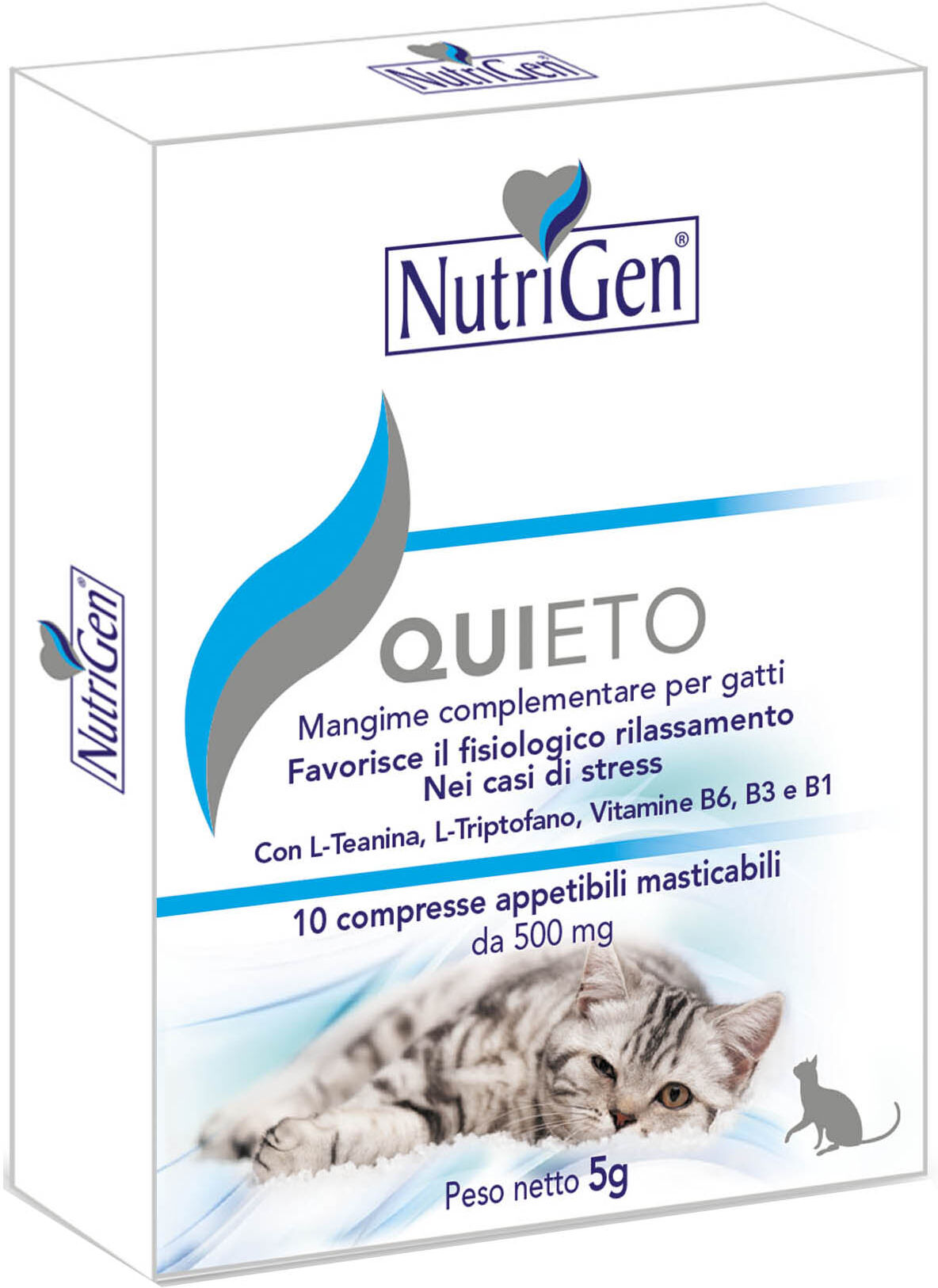 NUTRIGEN ITALIA Srl Quieto gatto 10 tavolette