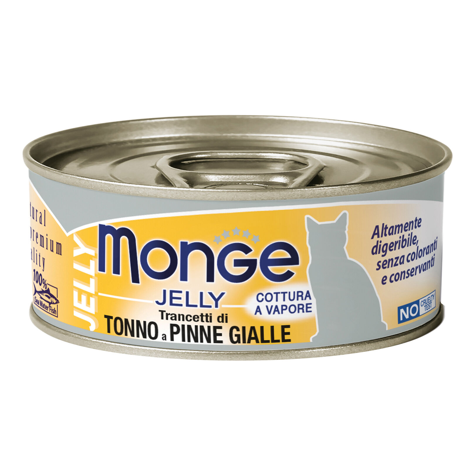 monge & c. spa Monge natural quality gatto monge natural tonno del pacifico con salmone 80 g