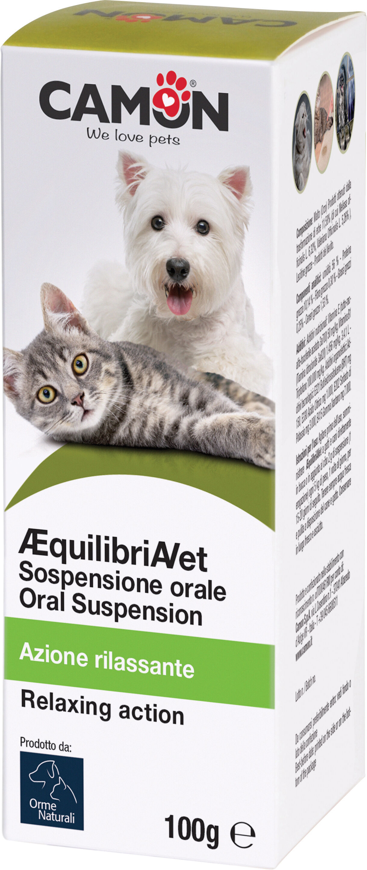 CAMON Aequilibria vet sospensione orale 100 g