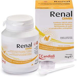 Candioli Renal Combi Supporto - Integratore Animali - 70g Candioli Renal Combi Supporto - Integratore Animali - 70g