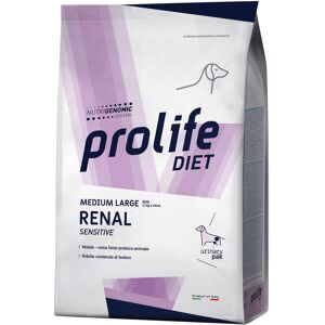 Prolife Prolife Cibo per cani sensibile renale - Supporta la funzione renale per cani di taglia media/grande Prolife Prolife Cibo per cani sensibile renale - Supporta la funzione renale per cani di taglia media/grande