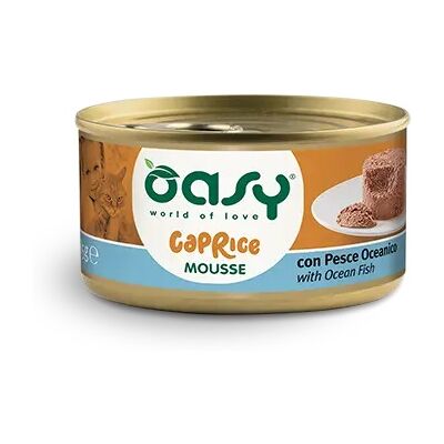 Oasy Cat Caprice Mousse - Pesce Oceanico 85g - Cibo umido completo Oasy Cat Caprice Mousse - Pesce Oceanico 85g - Cibo umido completo