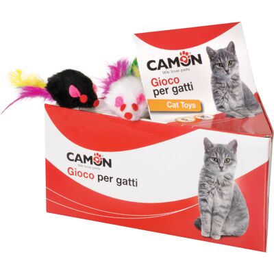 camon Gatto Gioco Topino Con Piuma camon Gatto Gioco Topino Con Piuma