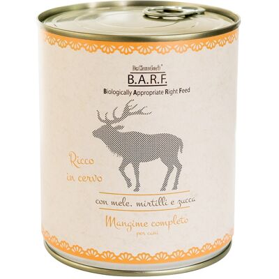 barf cane trito di cervo con mele mirtilli e zucca 800 g barf cane trito di cervo con mele mirtilli e zucca 800 g