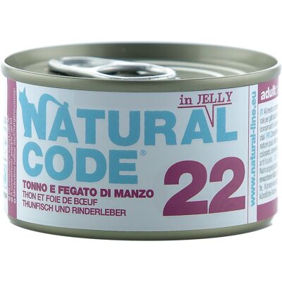 natural line srl Natural Code Gatto Lattina (22) Adulto Tonno & Fegato Di Manzo 85 Gr natural line srl Natural Code Gatto Lattina (22) Adulto Tonno & Fegato Di Manzo 85 Gr