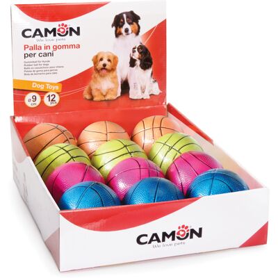 Camon Gioco Palla da Basket per Cani - 9cm Assortiti Camon Gioco Palla da Basket per Cani - 9cm Assortiti