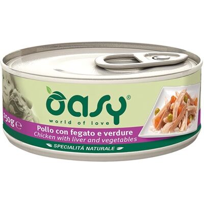 Cibo per cani Oasy Fegato e Verdure - Naturale e Completo Cibo per cani Oasy Fegato e Verdure - Naturale e Completo