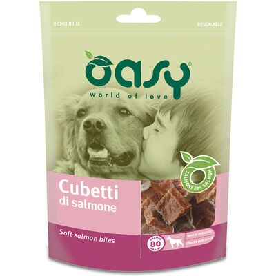 OASY Snack di Salmone per Cani - 80g - Snack per Cani - Salmone - Ricompensa Sana OASY Snack di Salmone per Cani - 80g - Snack per Cani - Salmone - Ricompensa Sana