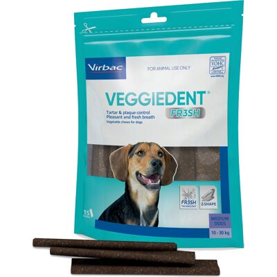 virbac Veggiedent Fresh Tg. "M" 15 Pezzi virbac Veggiedent Fresh Tg. "M" 15 Pezzi