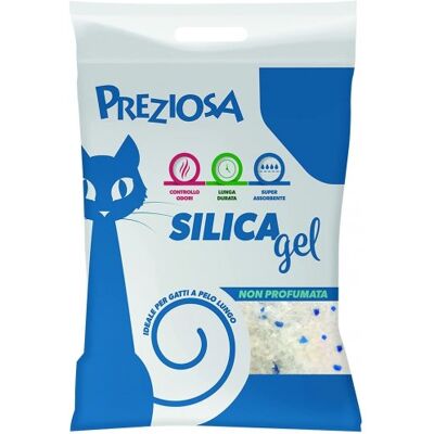 Antica Farmacia Orlandi Preziosa Lettiera Gatto - Gel di Silice Non Profumato 4kg Antica Farmacia Orlandi Preziosa Lettiera Gatto - Gel di Silice Non Profumato 4kg