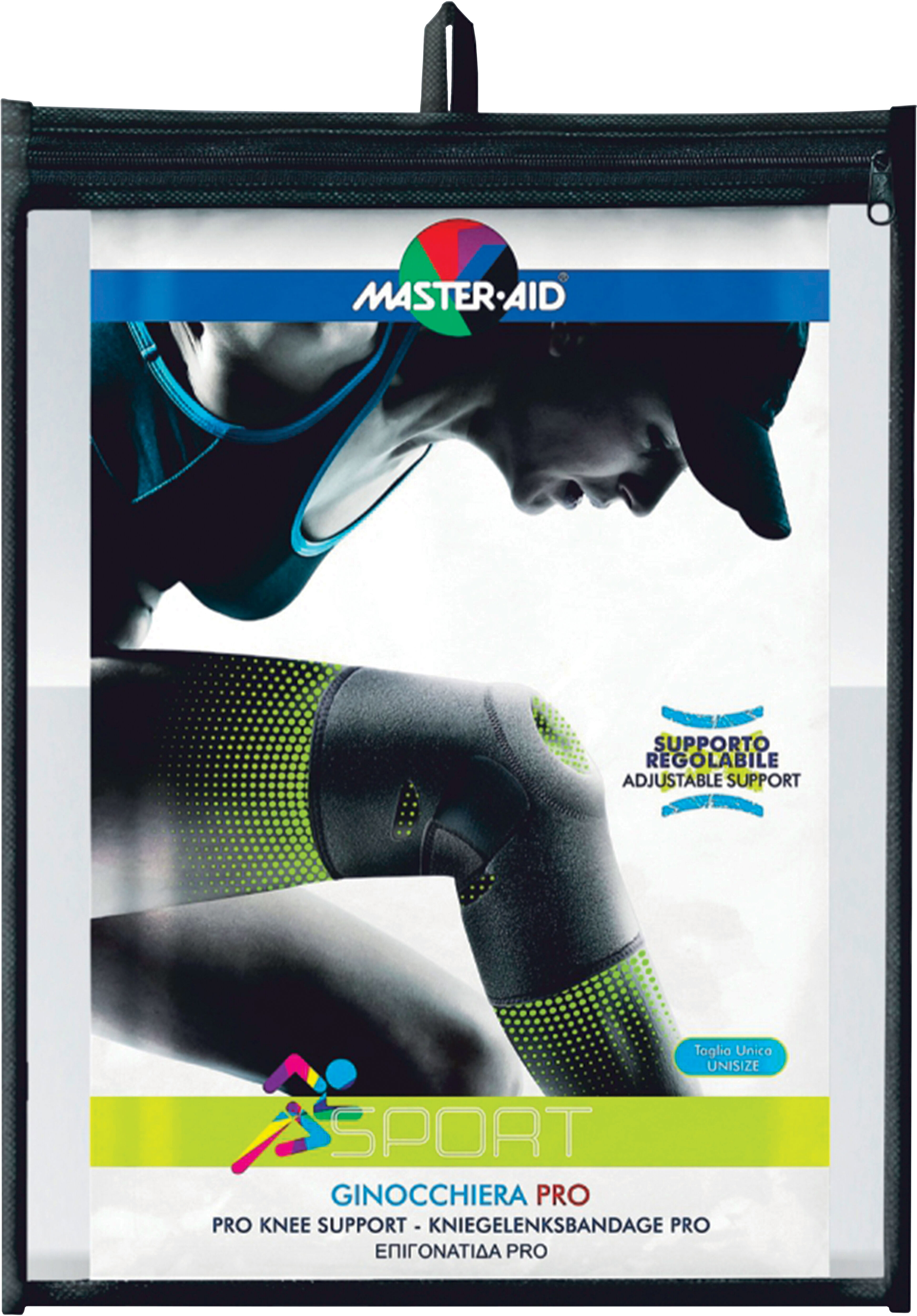 MASTER AID Ginocchiera elastica master-aid sport pro taglia unica