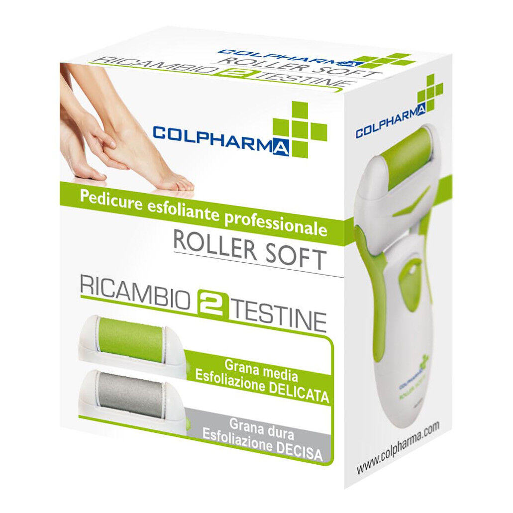 COLPHARMA Roller soft esfoliante professionale per pedicure